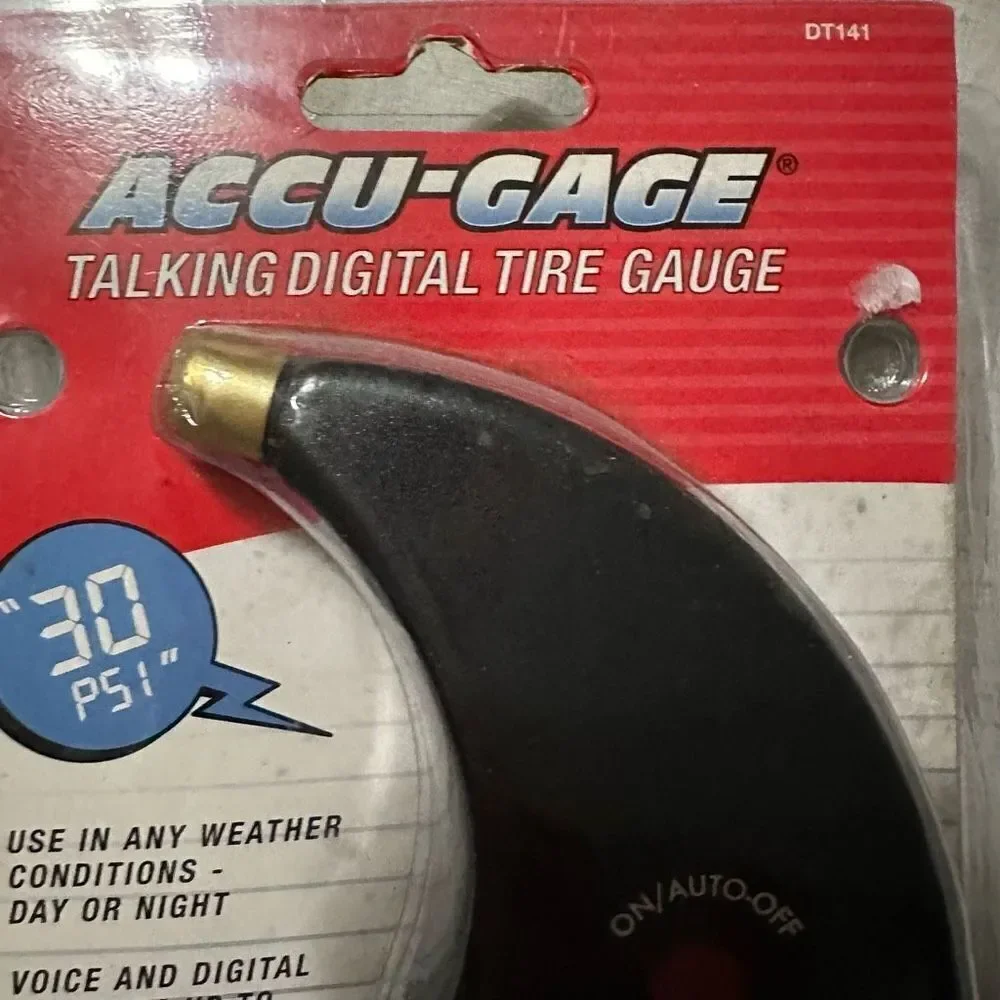 Accu-Gage Talking Digital Tire PSI Pressure Gauge New Car Truck Automobile - Picture 2 of 4